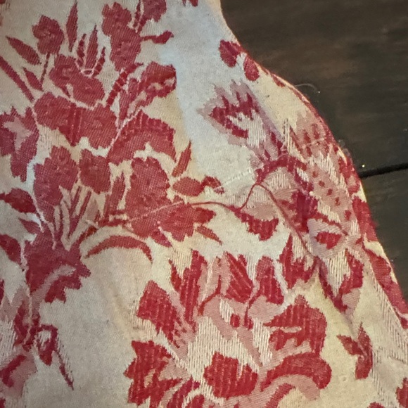 Vintage  Free People Floral Sleeveless Dress - Red and Cream M one of a kind - Picture 5 of 8